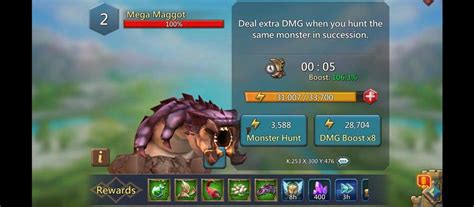 lords mobile mega maggot|lords mobile monster hunt guide.